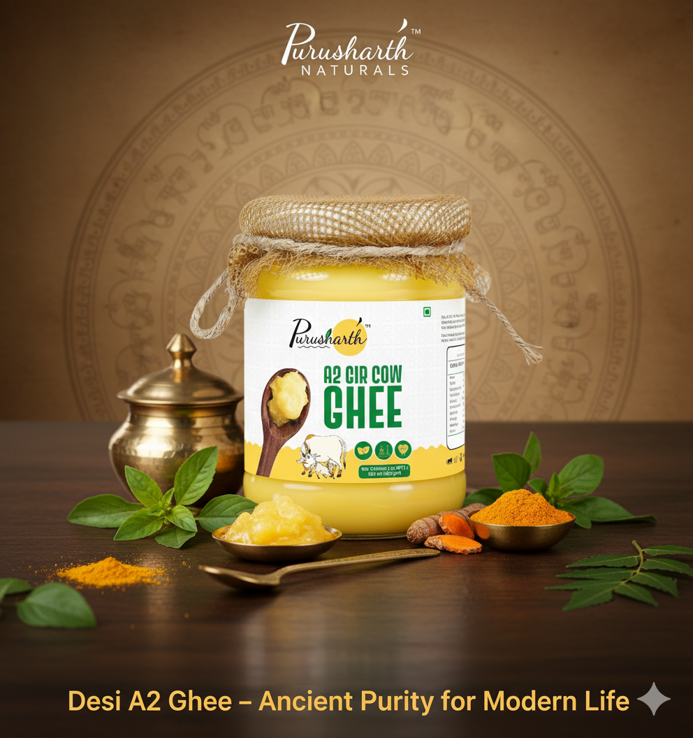 Gir Ghee (Bilona Process) Glass Jar