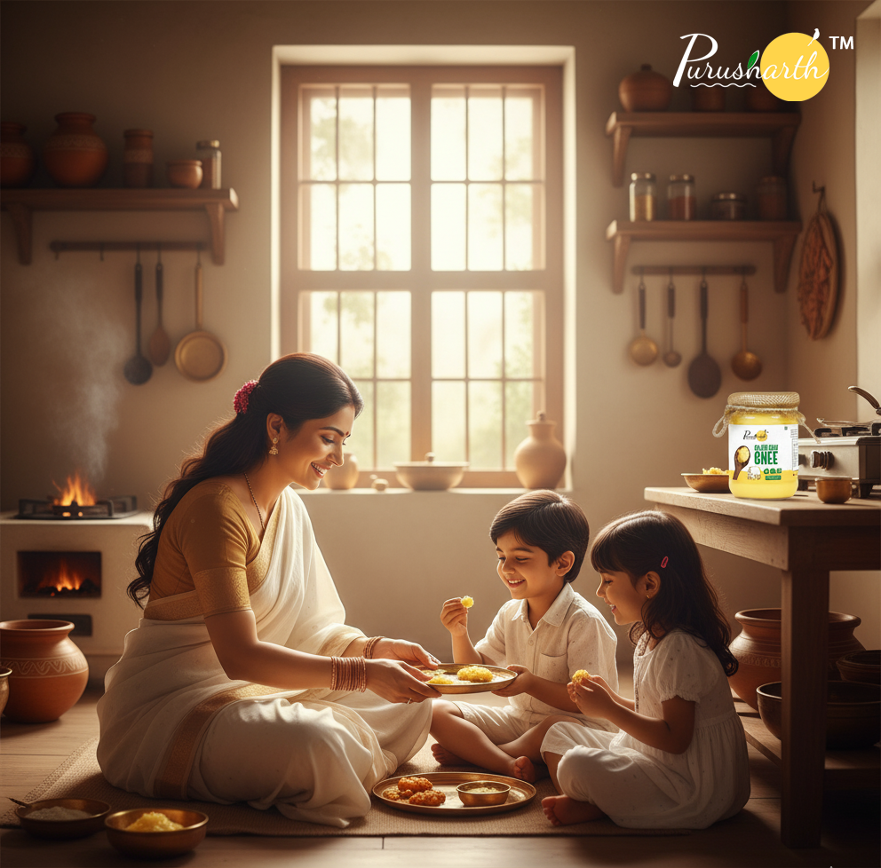 Gir Ghee (Bilona Process) Glass Jar