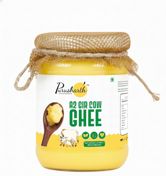 Gir Ghee (Bilona Process) Glass Jar