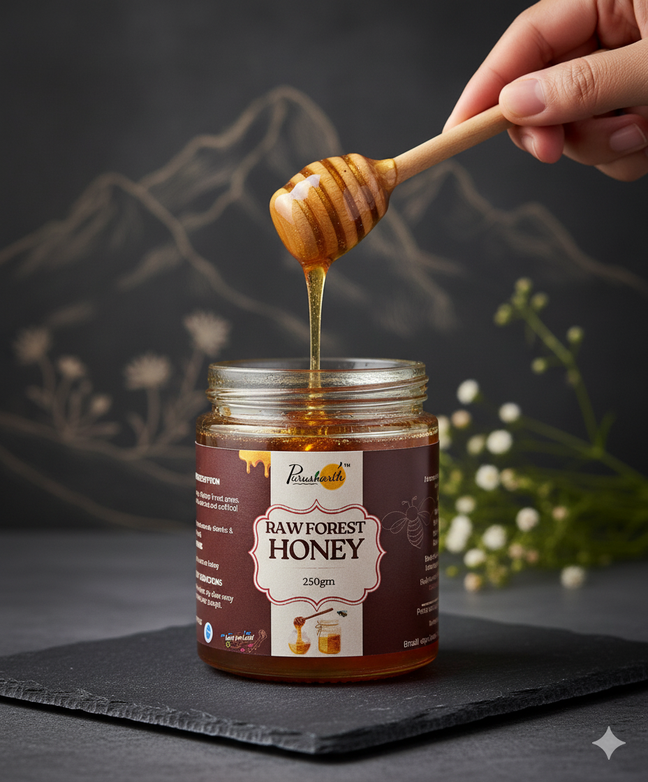 Honey Raw (Jungle) Glass Jar