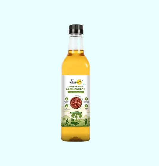 Wood Pressed Groundnut Oil