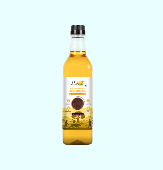 Wood Pressed Mustard Oil(Yellow)