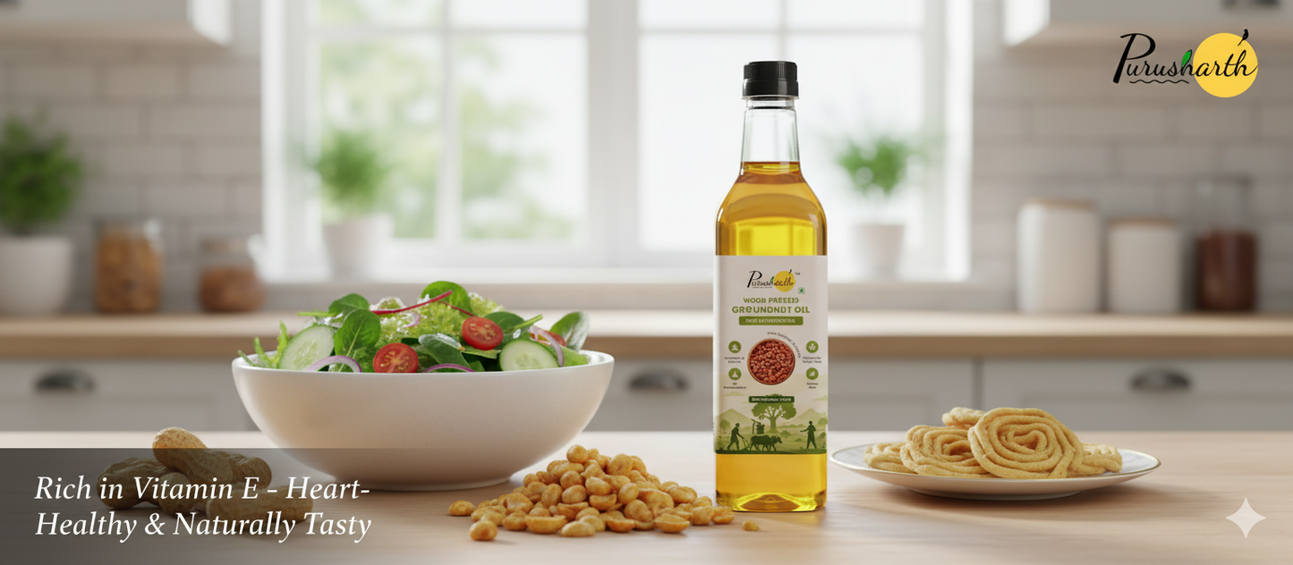 Groundnut Oil Wood Pressed 1 litre