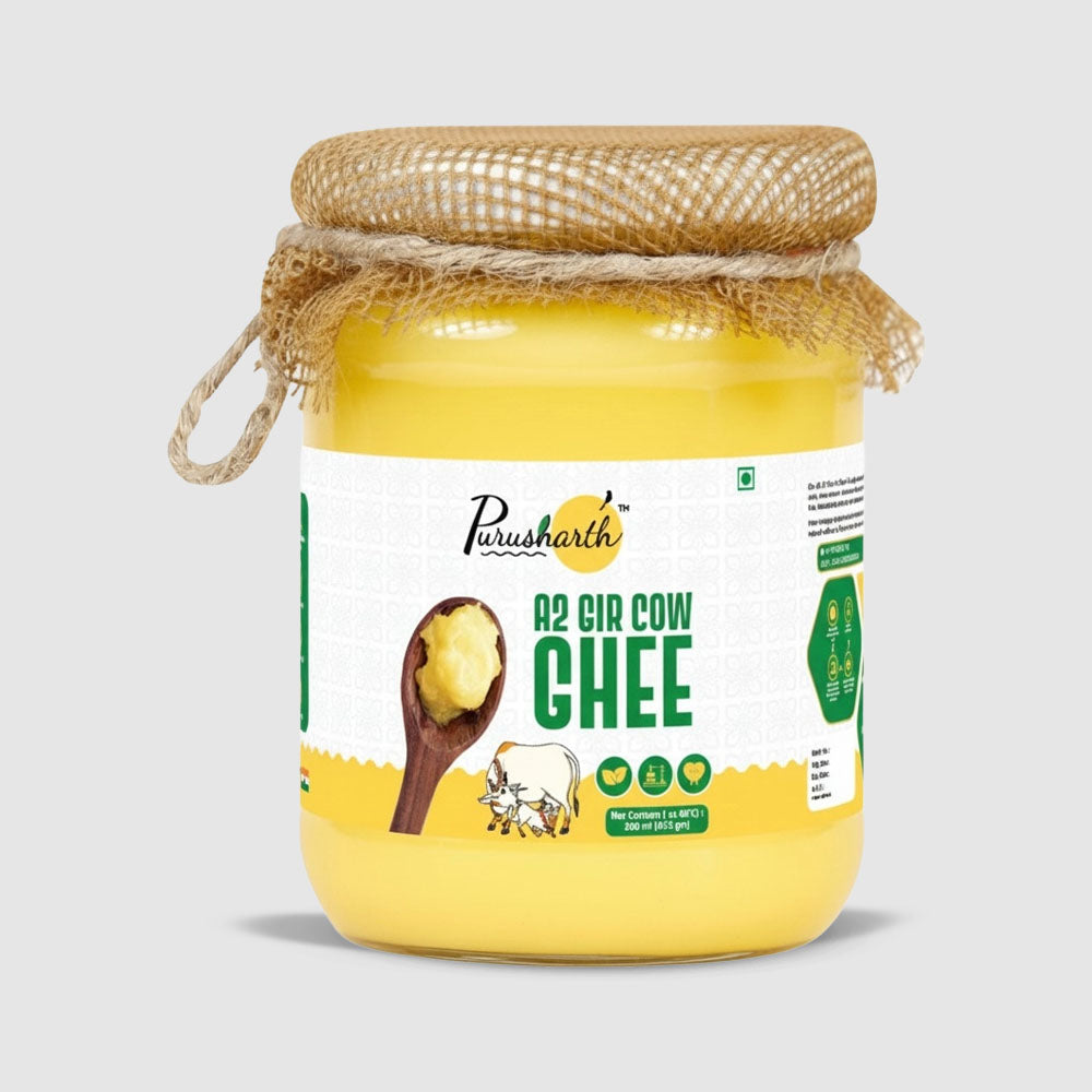 Gir Ghee (Bilona Process) Glass Jar