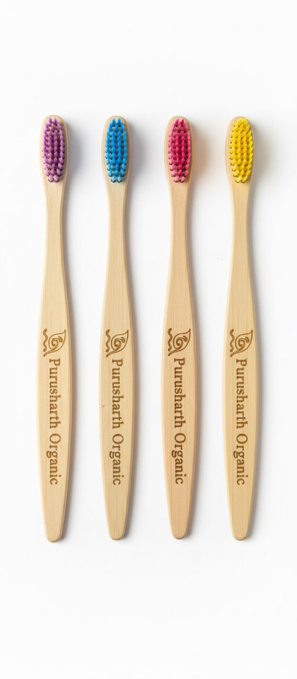 Organic Bamboo Wooden Toothbrush | Eco-Friendly & Biodegradable