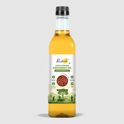 Wood Pressed Groundnut Oil