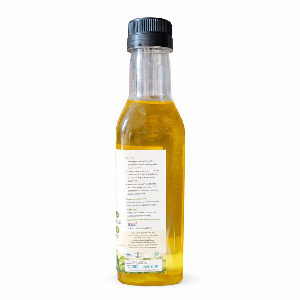 Groundnut Oil Wood Pressed 500ml