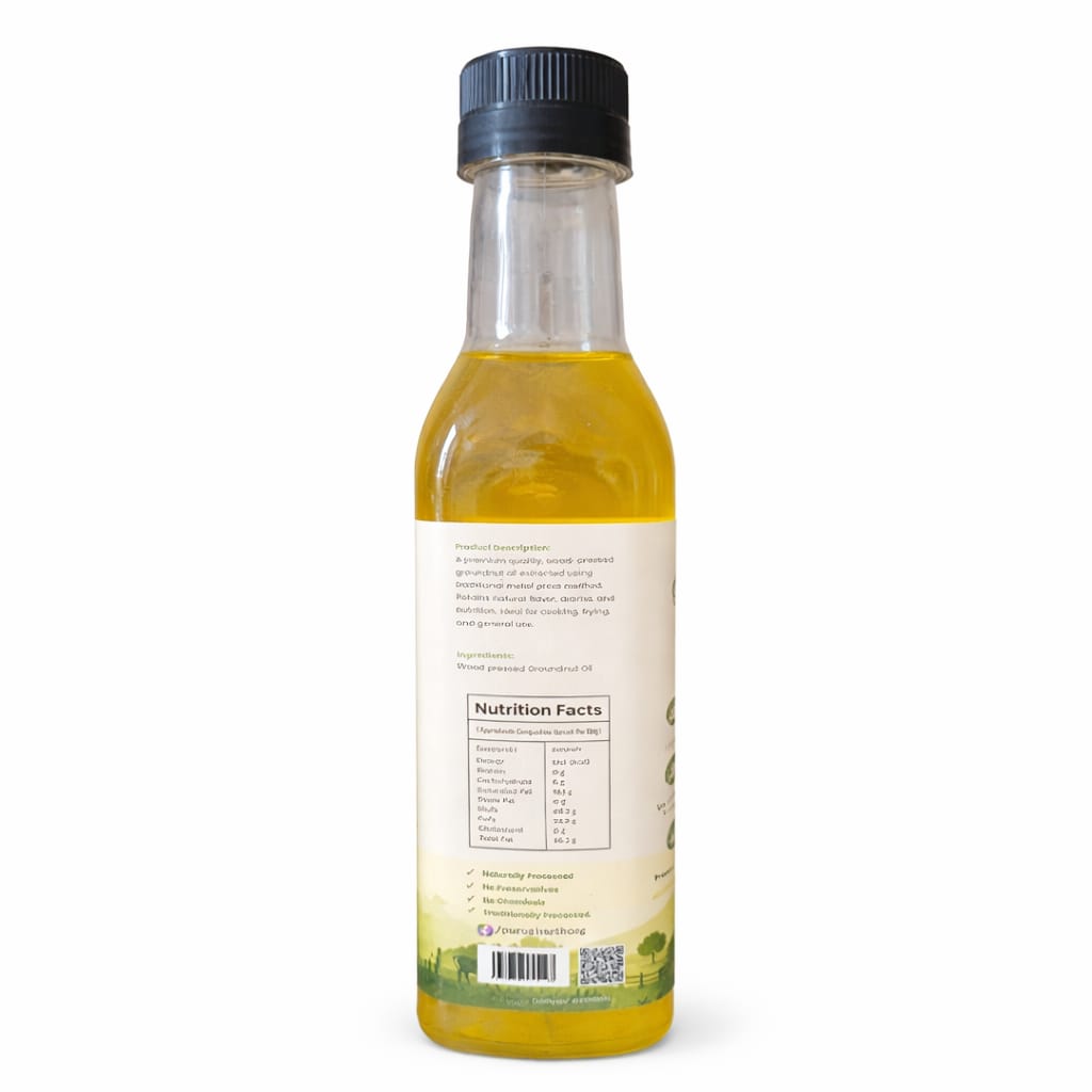 Groundnut Oil Wood Pressed 500ml