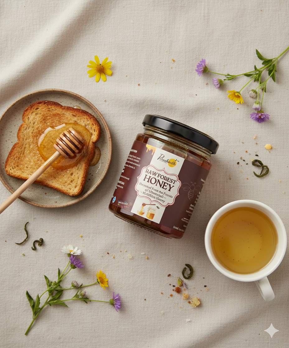 Honey Raw (Jungle) Glass Jar